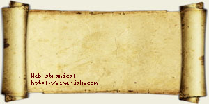 Jana Govedarica vizit kartica